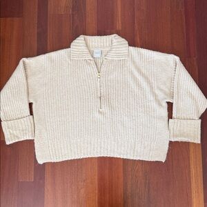 Varley Amelia Half Zip Knit Pullover
